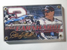 PRESSPASS 3" X 5" CARD IN PLASTIC CASE,THE INTIMIDATOR DALE EARNHARDT 7-TIME CUP