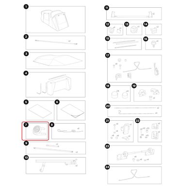 Thule Drying Webbing für Outset
