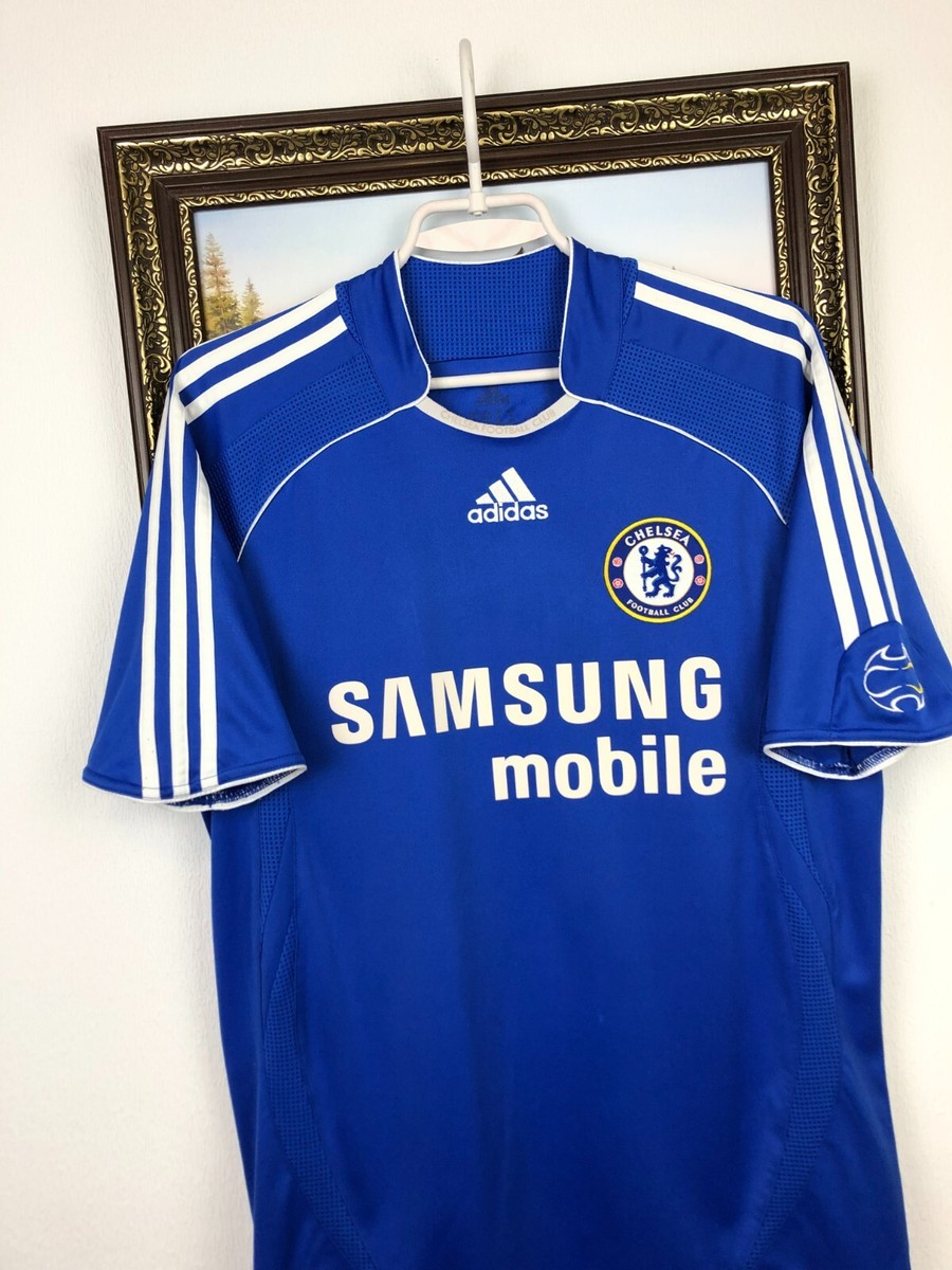 Chelsea Home football shirt 2006 Soccer #8 Lampard Adidas Jersey