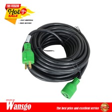 30 Amp 75 Feet 3 Prong Generator Extension Cord NEMA L5-30P to L5-30R 125V