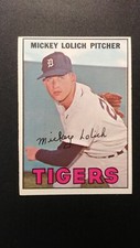 1967 Topps Baseball card # 88 Mickey Lolich  ( G to VG )