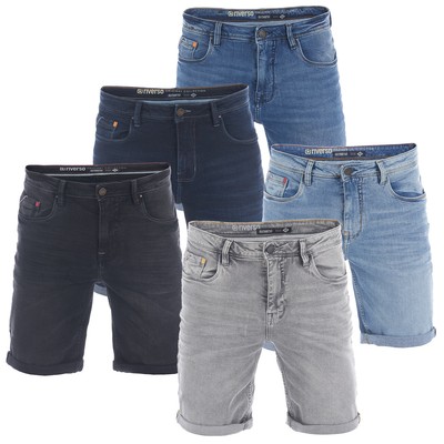 riverso Jeans Shorts Herren Stretch Kurz Regular Fit RIVUdo Kurze Hosen Bermuda