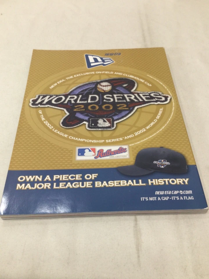 2002 World Series Program Magazine Display San Francisco Gaints / Anaheim Angels - Image 4 of 4