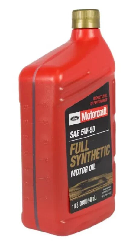 7 Quarts Motor Oil OEM FORD MOTORCRAFT Fully Synthetic SAE 5W50