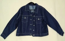 VENEZIA JEANS Womens Blue Cotton Denim Jean Jacket size 18-20 (MINT)