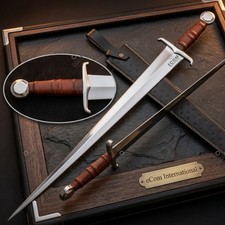 Hand Forged High Carbon Steel Viking Sword Sharp / Battle Ready Medieval Sword