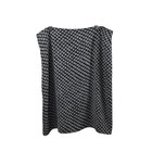 Worthington Women’s 16 Large Navy and White Geometric Print Skirt Lined Slit — photo 1