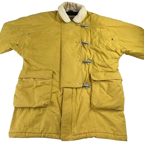 Andrew Marc Country & Outdoor Yellow Fireman Clasp Coat jacket Size Medium Men's image 4