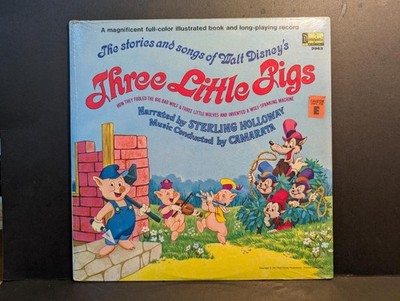 Walt Disney's The Three Little Pigs, 1967 Disneyland ST 3963 new sealed