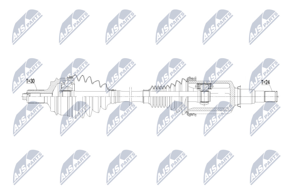 DRIVE SHAFT NPW-ME-185 FOR MERCEDES-BENZ E-CLASS/Convertible/T-Model CLS 2.0L