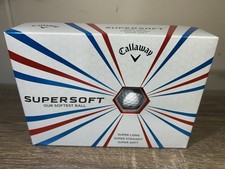 Callaway SuperSoft Super Long/Straight Golf Balls 1 Dozen New 12 Balls FAST SHIP