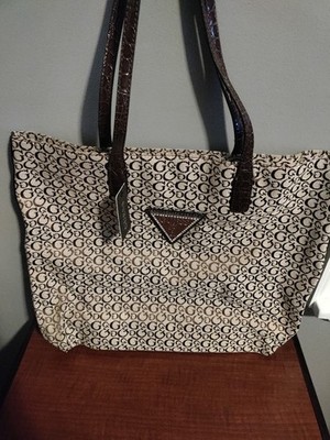 Handbag GUESS Claudia Totes Bag Taupe Ladies Chic Lovely