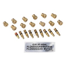 Düsensatz G30 50mbar SIEMENS 00620122 für Gaskochfeld