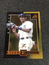 1998 Pinnacle Zenith Z Gold Juan Encarnacion #88 /100