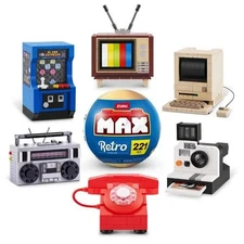 ZURU MAX Retro Collection COMPUTER POLAROID ARCADE PHONE TELEVISION BOOM BOX