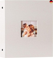Lanpn Fotoalbum, 13 x 18 cm, Leinen, Einsteckalbum, für 200 Bilder im 