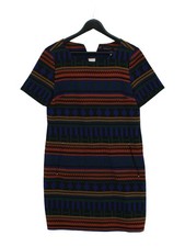 Color Block T-Shirt Mini Dress L in Multi