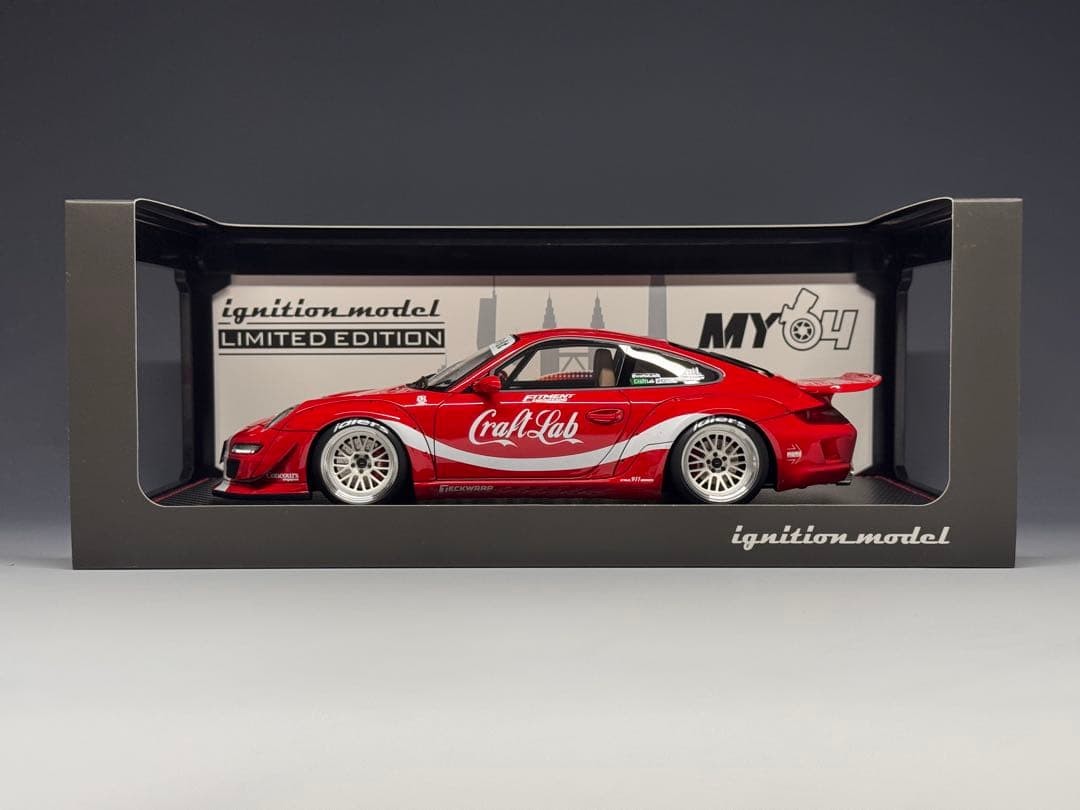 Ignition Model RWB 997 1/18 Scale Red Limited Edition 3861 Toy