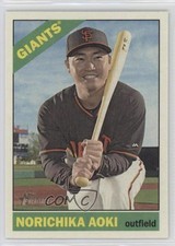 2015 Topps Heritage High Number Flip Stock /5 Norichika Aoki #530 0b0