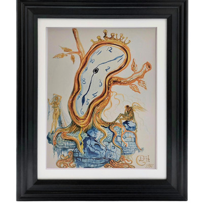 SALVADOR DALI ''Stillness of Time'' Abstract Surrealism Art Print