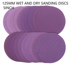 Wet and Dry Sanding Discs 5inch Sandpaper Hook and Loop Pads Grit 60-10000 125mm