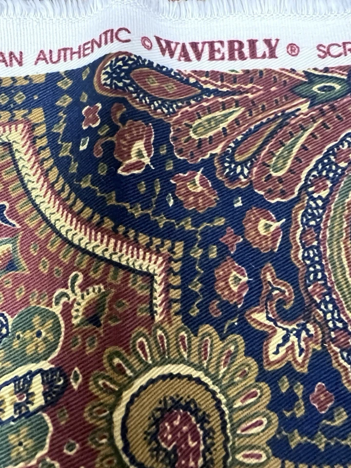 Waverly Clifton Knolls Fabric Remnant 2/3 Yard x 52” Paisley 100% Cotton - Image 3 of 4