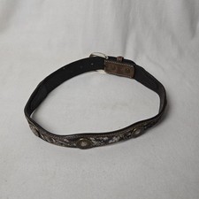 Kids Nocona Belt 24  Genuine Leather Camo 12 Guage Shell Concho N44182222