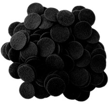 Black Craft Felt Circles 5 Inch 18 pc DIY Crafting Sewing Art Projects