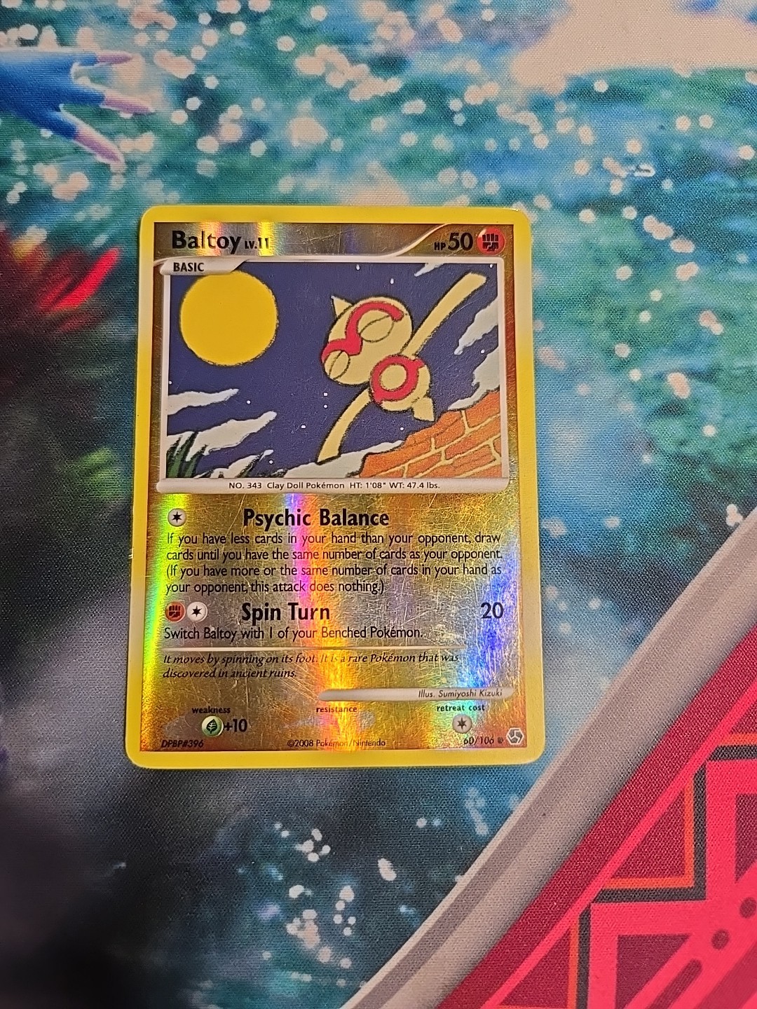 Baltoy (Reverse Holo) 60/106 Great Encounters (HP/DMG) Pokemon TCG