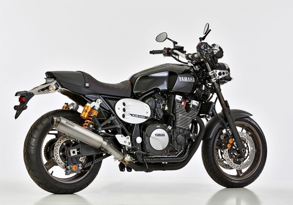 Shark SRC 4 Auspuff Titan Passend FüR Yamaha XJR1300 2007-2016-image