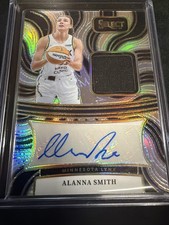 2025 Panini Select WNBA Alanna Smith Autographed Memorabilia Silver