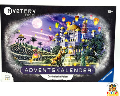 Ravensburger 25530 Mystery Adventskalender ''Der Indische Palast'' 10+Jahre