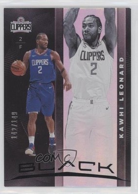2019-20 Panini Black 142/149 Kawhi Leonard #25 pj5