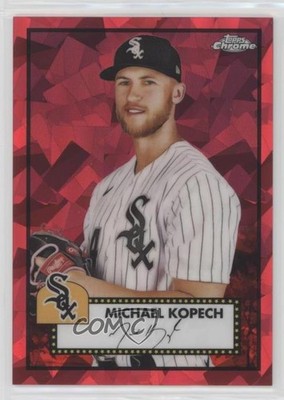 2021 Chrome Platinum Anniversary Red Atomic Refractor 79/100 Michael Kopech tj1