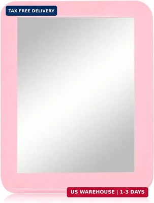 ARTLYMERS Magnetic Locker Mirror, 5x7 Real Glass Small Mirrors for Locker with M