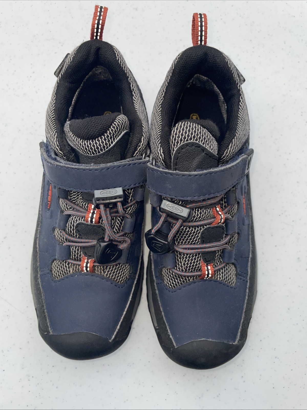 Scarpe da trekking Keen unisex bambini Targhee con coulisse blu nere taglia 13