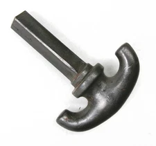 Antique Vintage Mortise Lock Thumb Turn Knob 1/4" Reclaimed