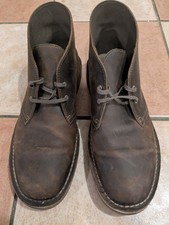 Clarks Men s Brown Leather Chukka Ankle Boots...