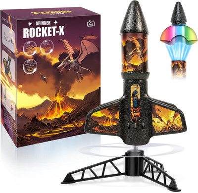 Rocket Launcher for Kids - 200 Ft of Flight Altitude, Model Rocket with Launch S