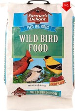 NEW, 53003 Farmer's Delight Wild Bird Food with Cherry Flavor, 20-Pound Bag
