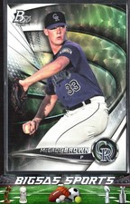 2022 Bowman Platinum McCade Brown #TOP-36 Colorado Rockies