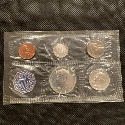 1964 U.S. SILVER PROOF SET - AWESOME DEEP CAMEO DIME - MUST SEE!