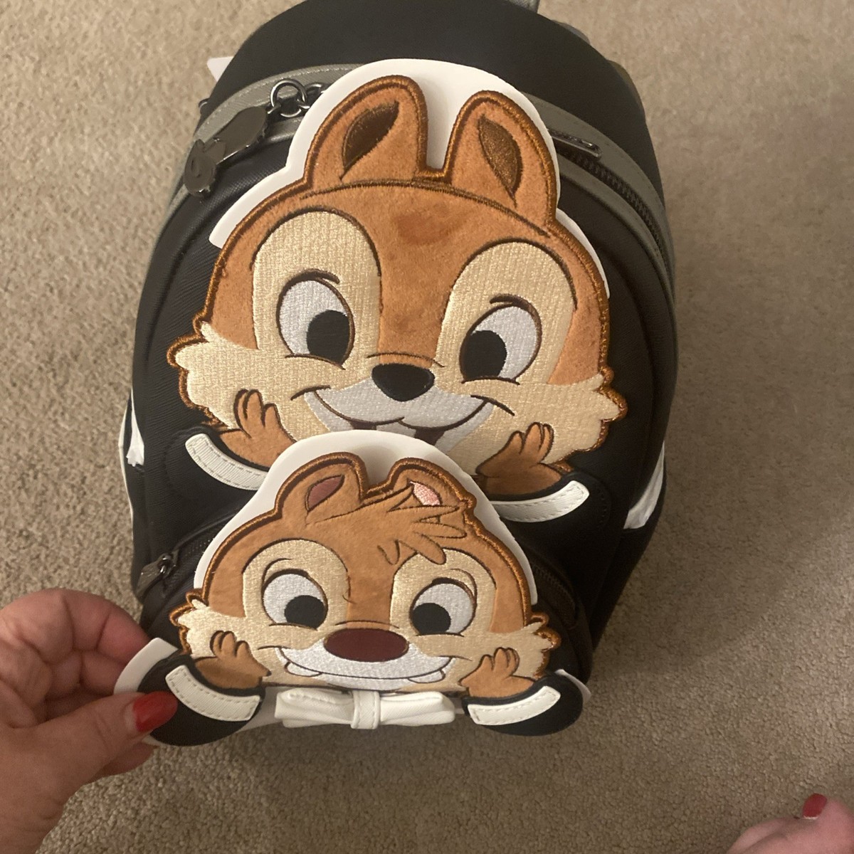 Loungefly Disney Chip 'N' Dale Two Chips And A Miss Mini Backpack