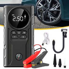 Portable Tire Inflator Air Compressor 99800mAh Car Jump Starter Battery Charger