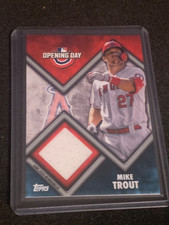 2021 Topps Opening Day - Opening Day Relics Mike Trout #ODR-MT (MEM)