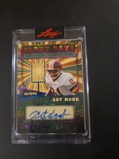 2025 Leaf Glory Of The Game Football Art Monk Glory Days Auto /9 Washington 