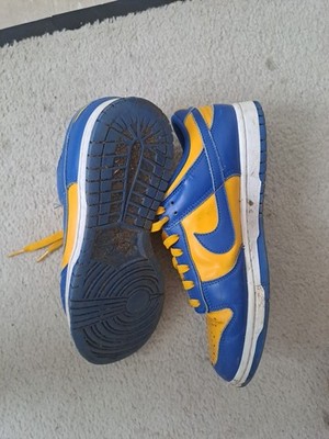 Nike Dunk Low Retro ''UCLA'' - Blau Gelb, Größe 42.5
