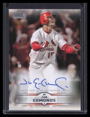 Jim Edmonds 2025 Stadium Club #SCBA-JED Base Autographs