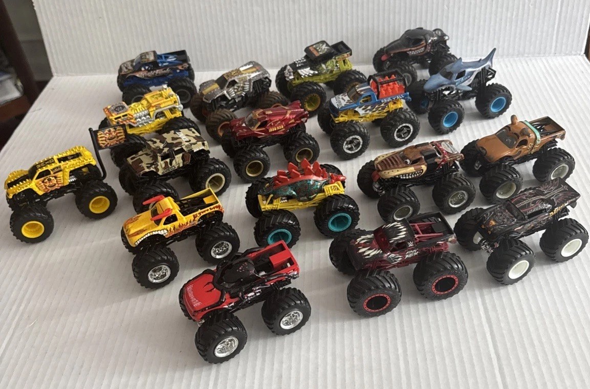 HOT WHEELS Monster Truck  LOT OF 17 Combined shipping available.