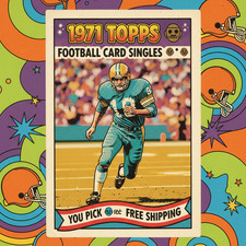 ✨ 1971 Topps 🏈 Football Card Singles 🏷️ You Pick 🆓 Free Shipping